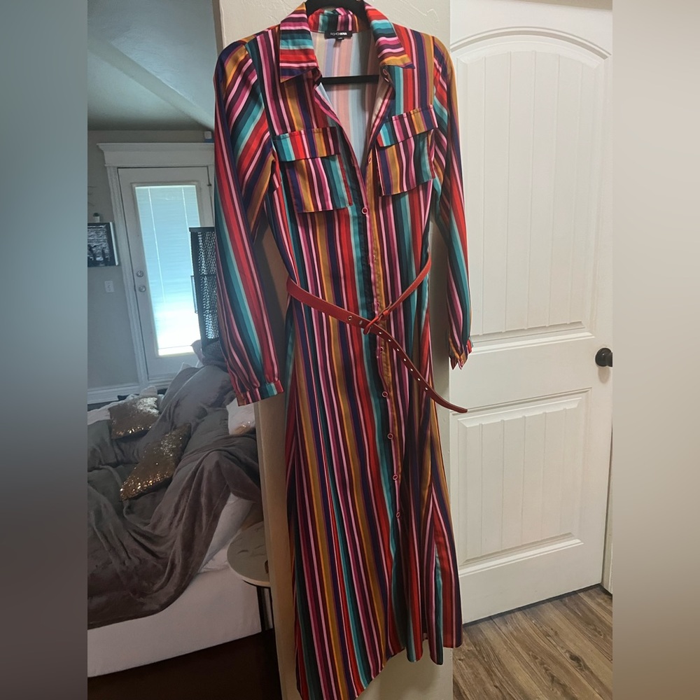 Multicolored maxi dress